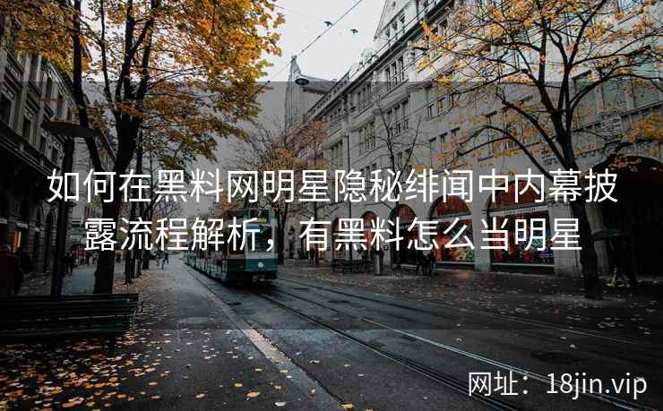 如何在黑料网明星隐秘绯闻中内幕披露流程解析，有黑料怎么当明星